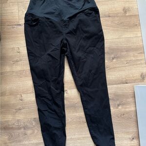 Black Maternity Jean Pants